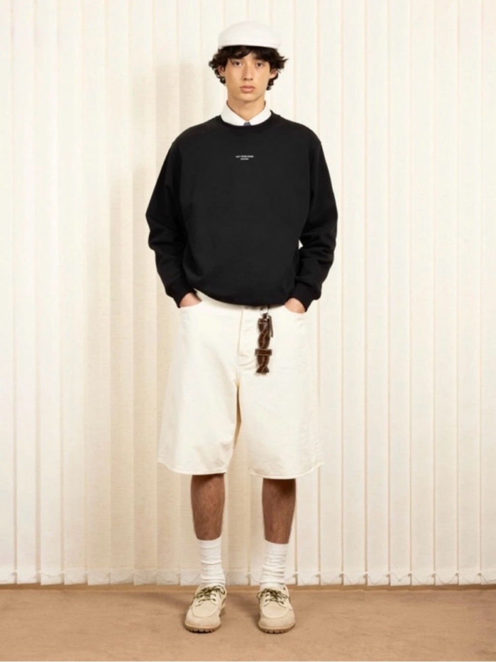 Drôle de Monsieur | “Not from Paris Madame” French Terry Sweatshirt Pullover ~ S